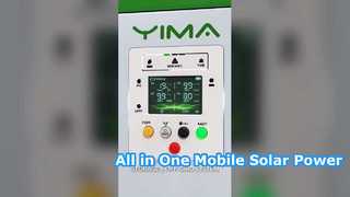 Mobil Entegre LiFePO4 Enerji Depolama Sistemi Hepsi Bir Arada Güneş Pili Enerji Depolama Dolabı